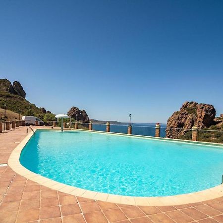 Villa L'Estasi Tanca Piras A Bordo Piscina Con Vista Mare Nebida Exterior foto