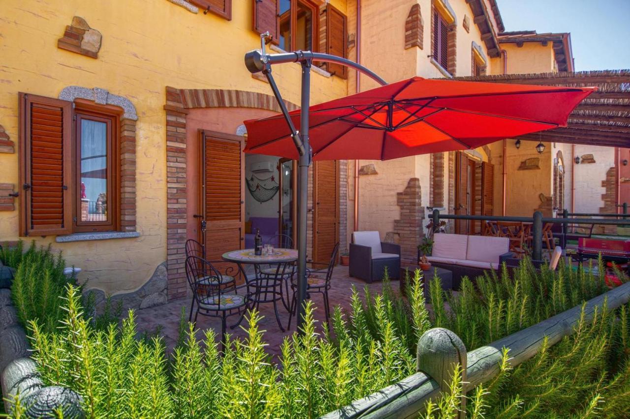 Villa L'Estasi Tanca Piras A Bordo Piscina Con Vista Mare Nebida Exterior foto